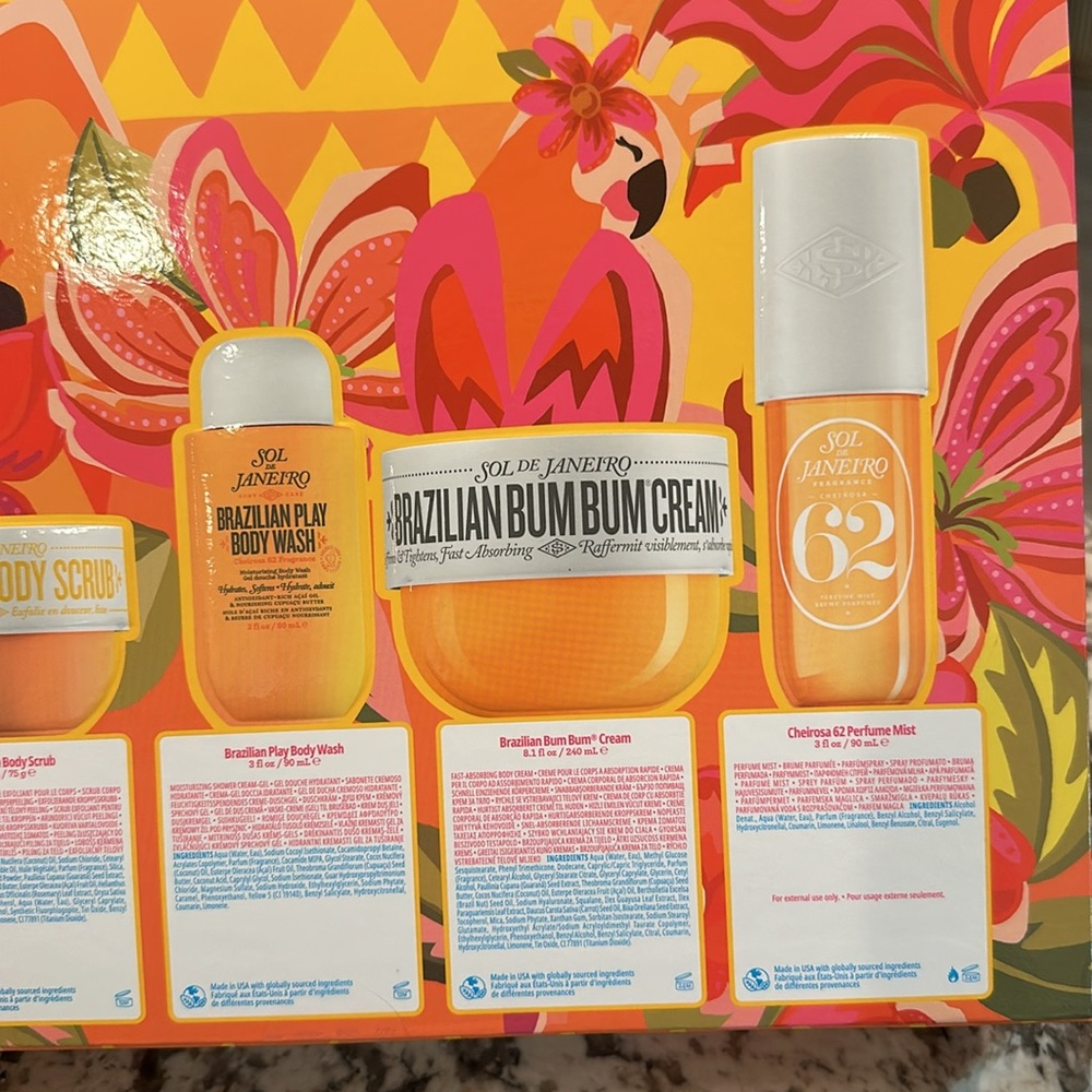 Sol de Janeiro gift set bum bum body oil cream scrub spray Christmas holiday - Picture 7 of 8